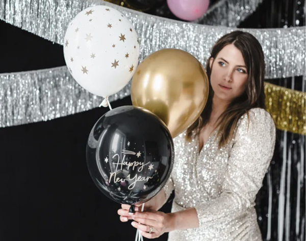 Latexballons - SET: Happy New Year - je ø 30cm